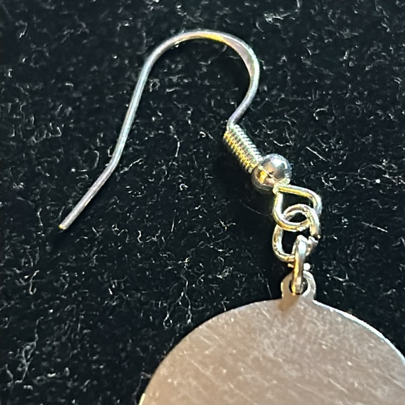 Lotus moon earrings - Picture 4 of 6